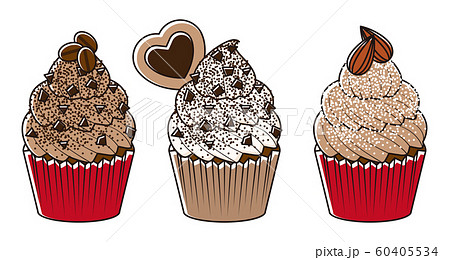 レンジで3分！ チョコカップケーキ ホットケーキミックスで♩