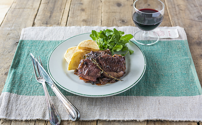 管理栄養士のお手軽元気レシピ鶏肉の赤ワイン煮