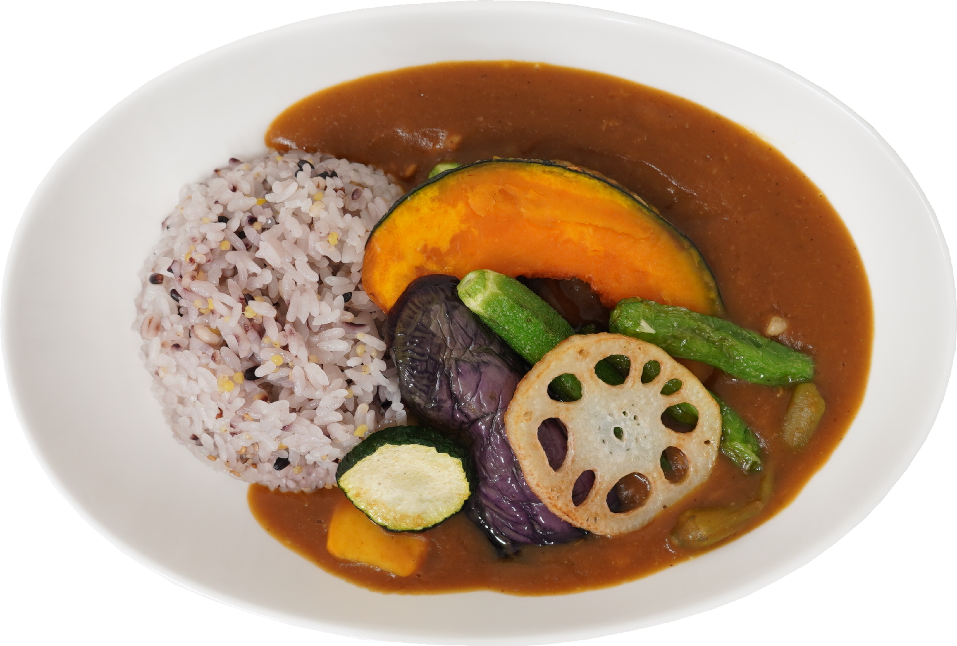 カフェメニューの色鉛筆画ワンポイント 夏野菜カレーのイラスト素材129618239- PIXTA