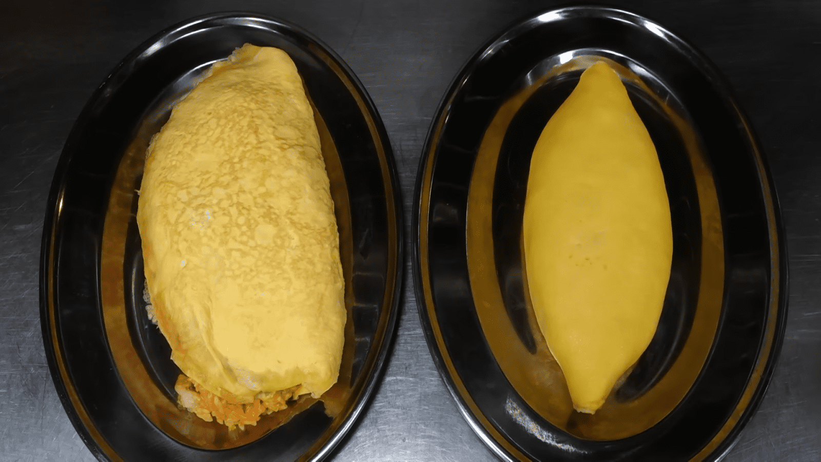 絵本に出てきそうな綺麗なオムライス。濃いめのケチャップにオムライスが合う！オムの細道亀戸グルメオムライスJapanesefoodomletkameido