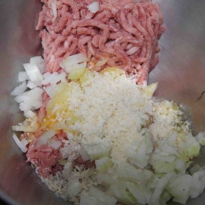 暫定レシピ:茄子の肉詰めフライ。 : 三度のメシ