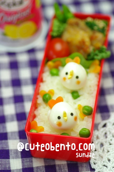 ひよこのキャラ弁 写真素材2153541- フォトライブラリ