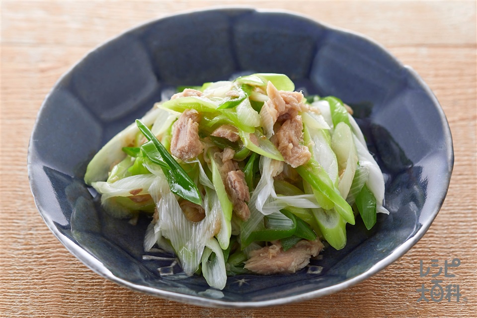 時短でできる、ネギだけで抜群のおつまみ！にんにく香る味噌と香ばし焼きネギのおつまみ！ゆうき酒場