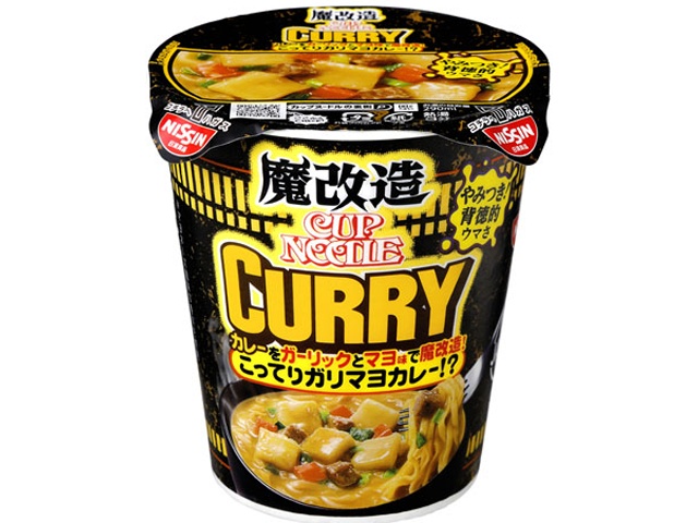 魔改造シーフードヌードル 77g ×20個 日清食品 明太チーズ海鮮もんじゃ味