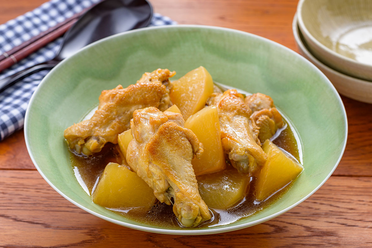 ほっと温まる味わい♪ ささみと水菜のみぞれスープ