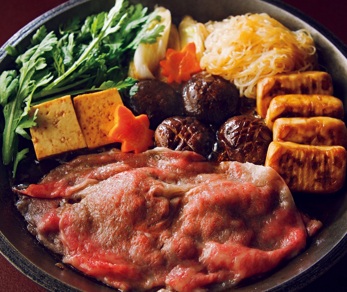 出汁が美味しい お手軽関東風すき焼き