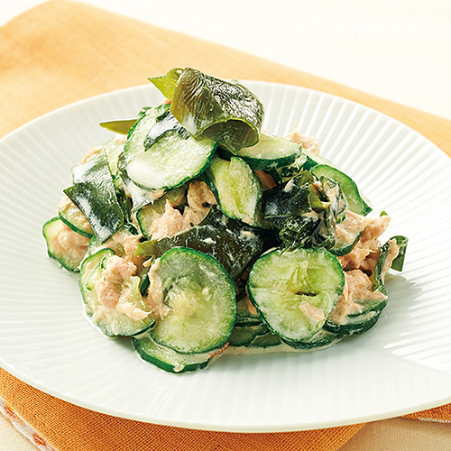 ツナときゅうりの酢の物