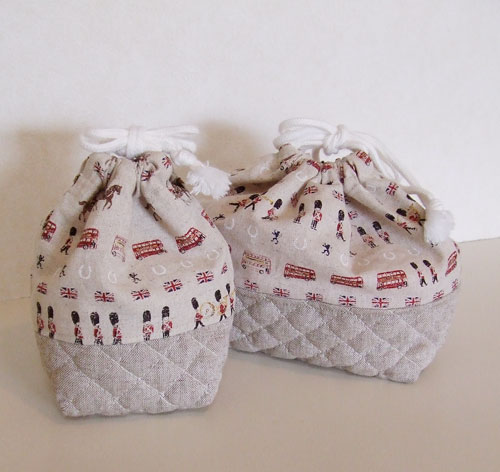 裏地なし お弁当袋の作り方 巾着袋タイプnunocoto fabric