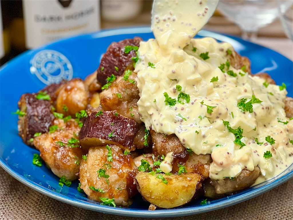チキンとさつまいものスイートレモンソテ