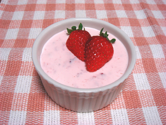 いちごのババロア