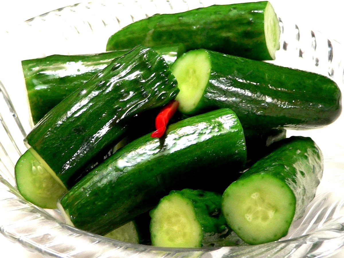 ごま油香る きゅうりの浅漬け