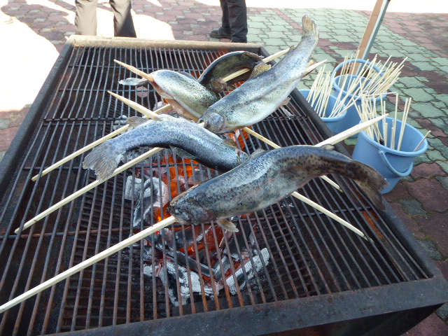 ニジマスの塩焼き - No: 24260529写真素材なら「写真AC」無料 フリー ダウンロードOK