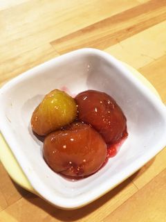 白ワインのシロップ・いちじくコンポート