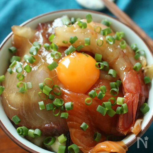 レシピ ご飯がとまらない！カンパチの漬け丼！ - しにゃごはん blog