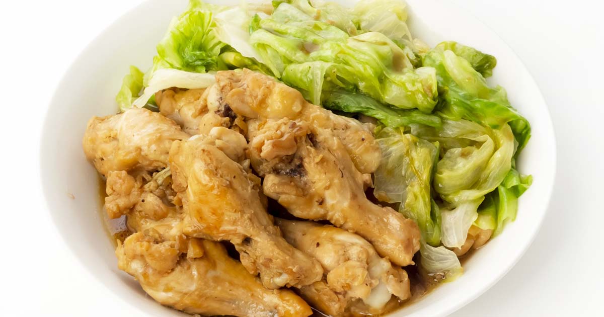 とろとろ白菜と手羽先のうま煮