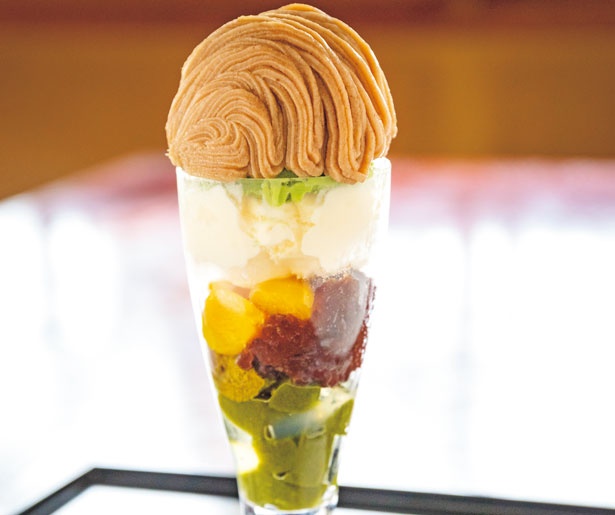 前橋「和栗パフェ」1日30食限定 収穫時期遅れるも大粒、味よく - 高崎前橋経済新聞