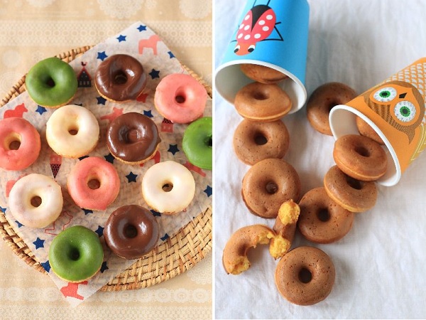 焼くまで5分！ワンボウルで簡単焼きドーナツ🤍レシピはYouTubeで紹介しています。ぜひ作ってみてね🤍 ドーナツ 焼きドーナツ 米粉ドーナツ イーストドーナツ 簡単お菓子 簡単スイーツ 簡単おやつ お菓子作り 手作りお菓子 バレンタイン ハロウィン ドーナツ作りチョコレートドーナツ 抹茶ドーナツ 米粉レシピグルテンフリー子供おやつ ホットケーキミックス子供おやつ作りお菓子レシピ