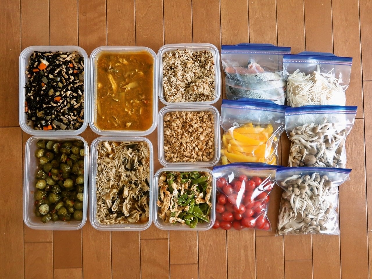 ジップロックで豚バラ焼き肉