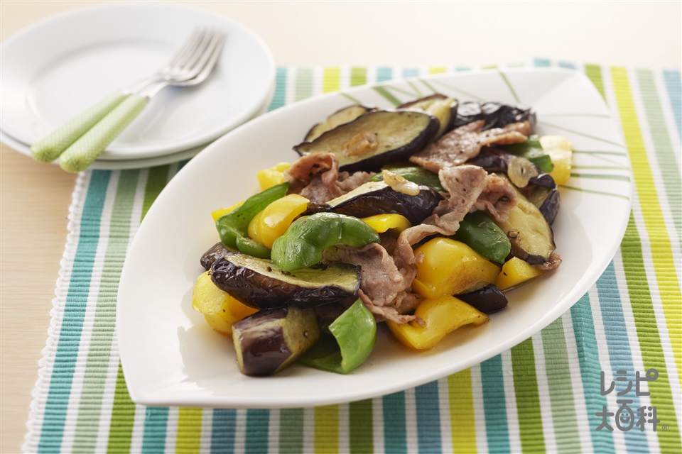 豚なすピーマンの甘辛みそ炒め いつもの材料で人気おかず