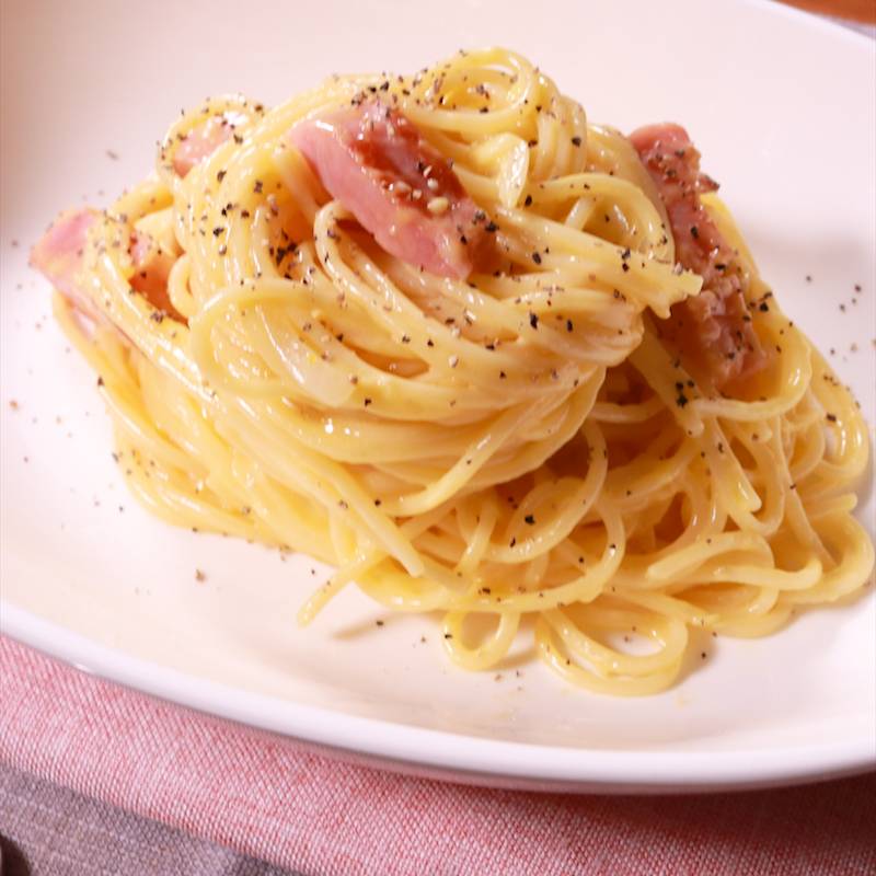 ワンパンカルボナーラ 卵なしTikTok