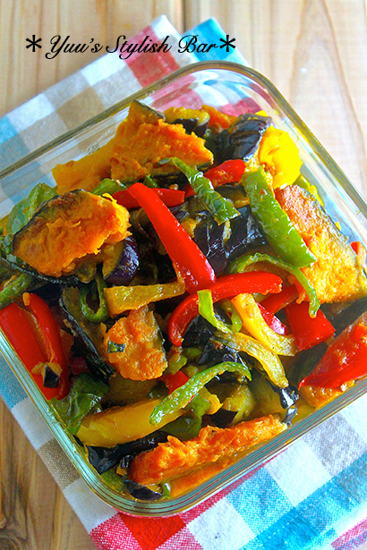 夏野菜の焼きびたし