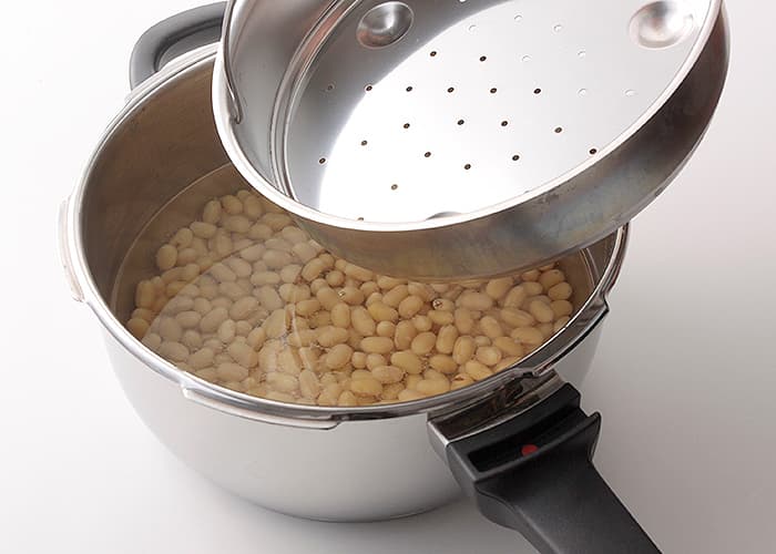 電気圧力鍋クッキングプロで乾燥大豆のまま作る大豆の水煮を作る レシピショップジャパン人気商品レビュ