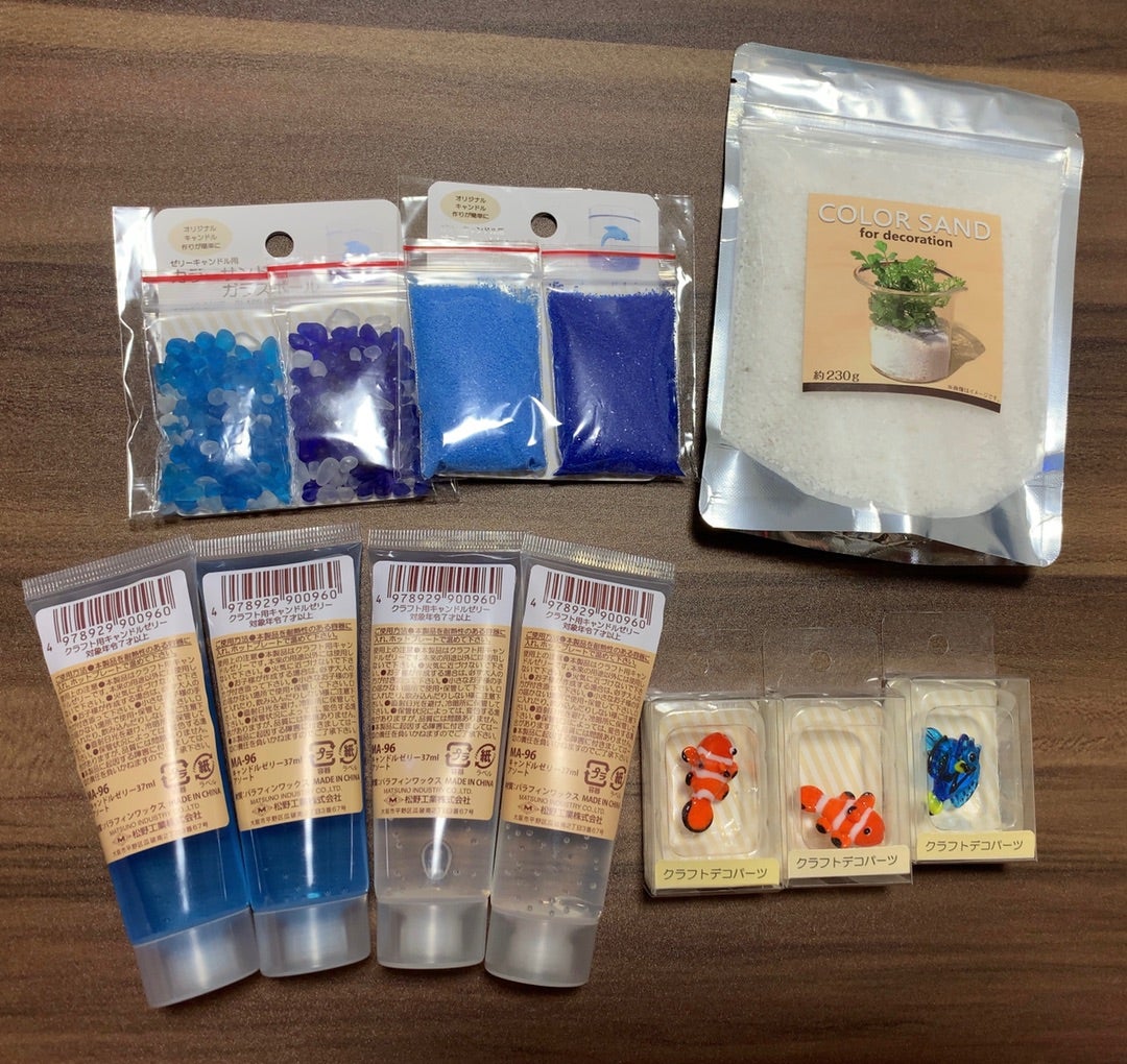 100均の材料でジェル ゼリー キャンドルを手作り！Sym Blog -Life of one time