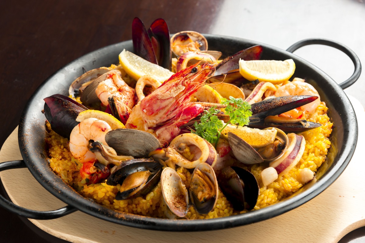 ホットプレートで簡単!和風パエリア