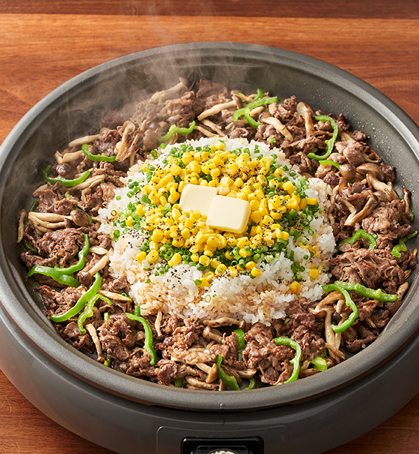 ほぼ3分 簡単！やみつき♡ビーフペッパーライス