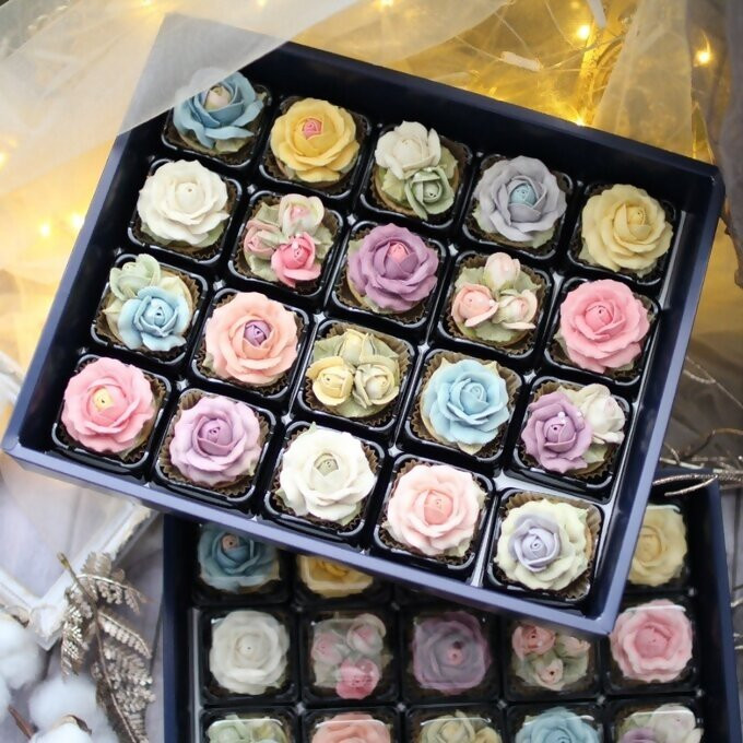 あんこが余ってもクッキーが作れます♡あんフラワーカップケーキレッスン♡＆ S－アンドエス－