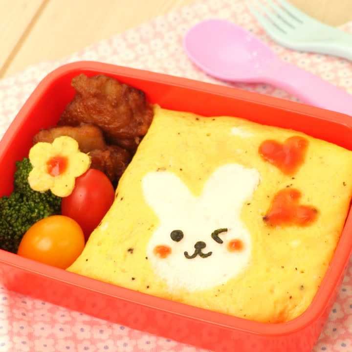 かわいいオムライス&お弁当向けレシピ♡水玉オムライスの作り方についてもmancystyle