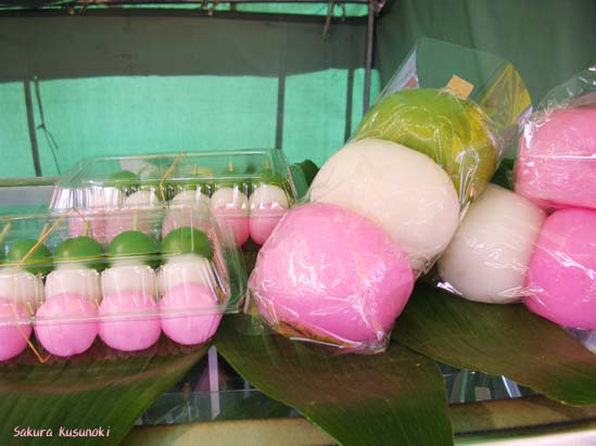 愛知県の岡崎公園で花見の時期に現れる『花見団子』があまりにも巨大だった「名探偵コナンか金田一なら凶器になってた」 - Togetter