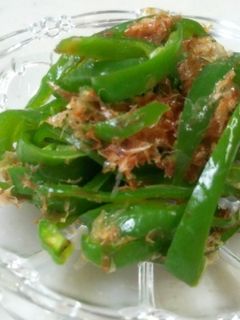 レンジで楽々♪ ピーマンのおひたし