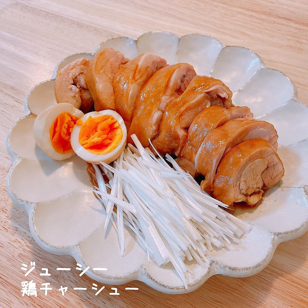 ポリ袋＆レンチンで完了！手間も時間も最小限の鶏チャーシュ