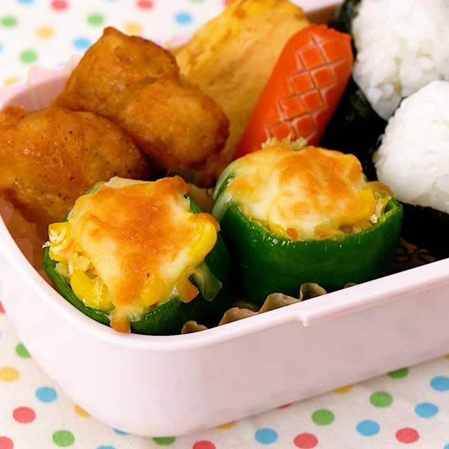 お弁当のおかずにぴったり！レンジで簡単ピーマンのお浸し