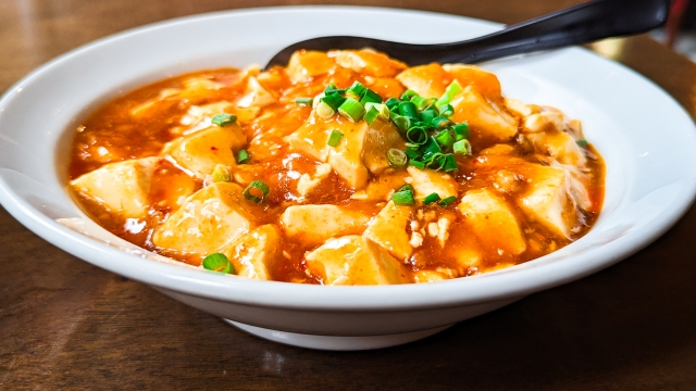 めんつゆ＆生姜で、和風麻婆豆腐