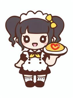 オムライスお絵描きの成長記録とコメ返めいどりーみん 秋葉原、大阪、名古屋、小倉、他全世界19店舗展開中