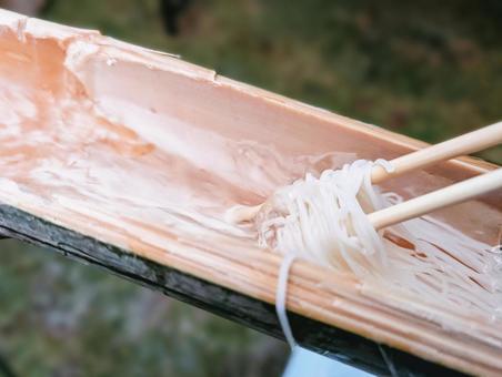 兜山 流しそうめん - 春日居町 麺類食べログ