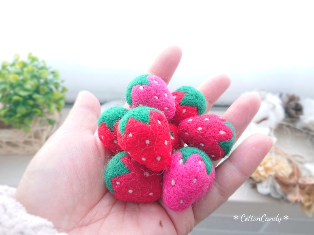 フェルト小物に挑戦!いちごを作ってみました。 Sonoko Graceの気ままなJoyful Living