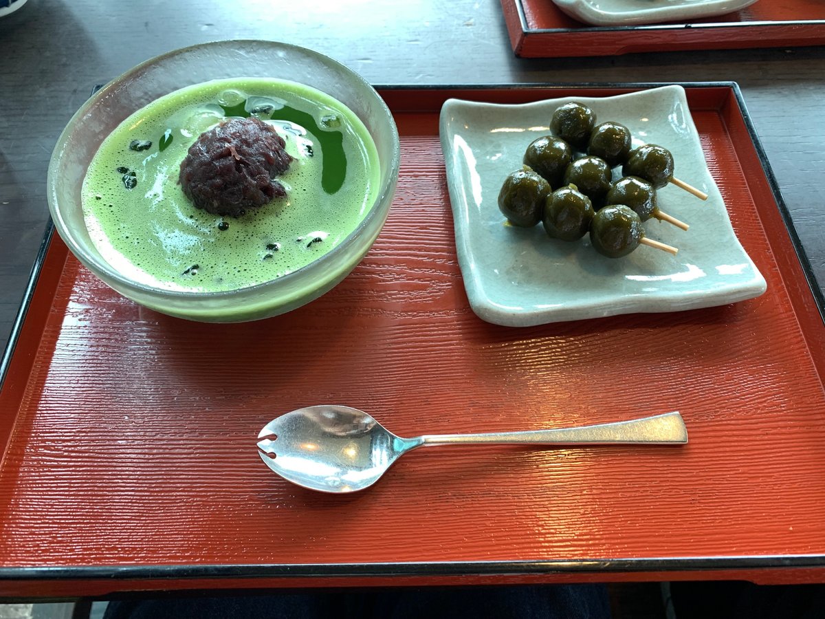 京都おすすめスイーツ 宇治茶の老舗で冬限定・抹茶ぜんざいを実食!「丸久小山園 西洞院店」茶房「元庵」TABIZINE~人生に旅心を~