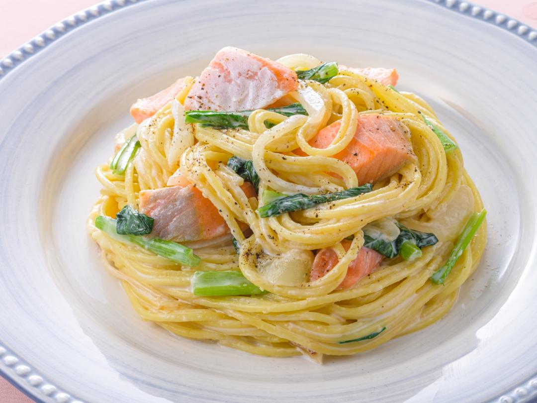 牛乳を使ったワンパンパスタ 和風TikTok