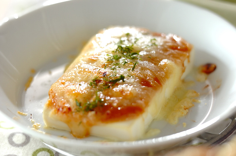 まるでデザート！ふんわりなめらか 豆腐のクリームチーズムース ＊アットレシピ @recipe