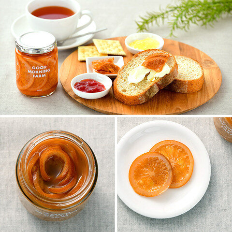 オレンジの皮シロップ煮黒猫さんのおうち