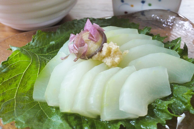 伝説の料理人の小鉢: 夕顔の味噌漬け