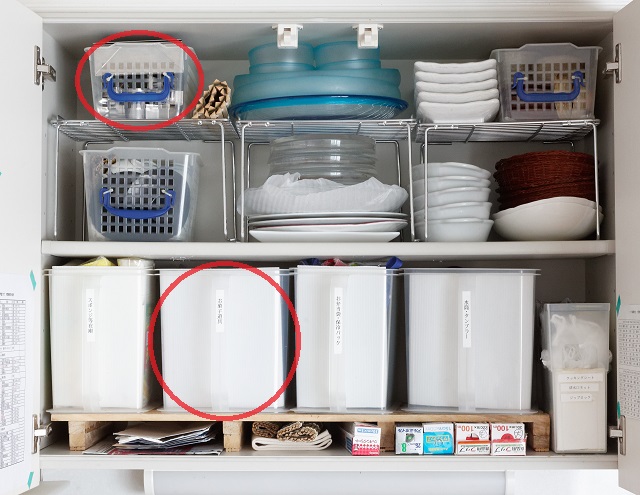 わが家の収納 無印＆IKEAで、生活感が出るお菓子やパンをスッキリ収納！片づけものさし