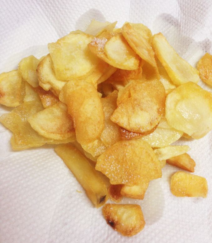 手作りポテトチップスじゃがいもDiaryカルビ