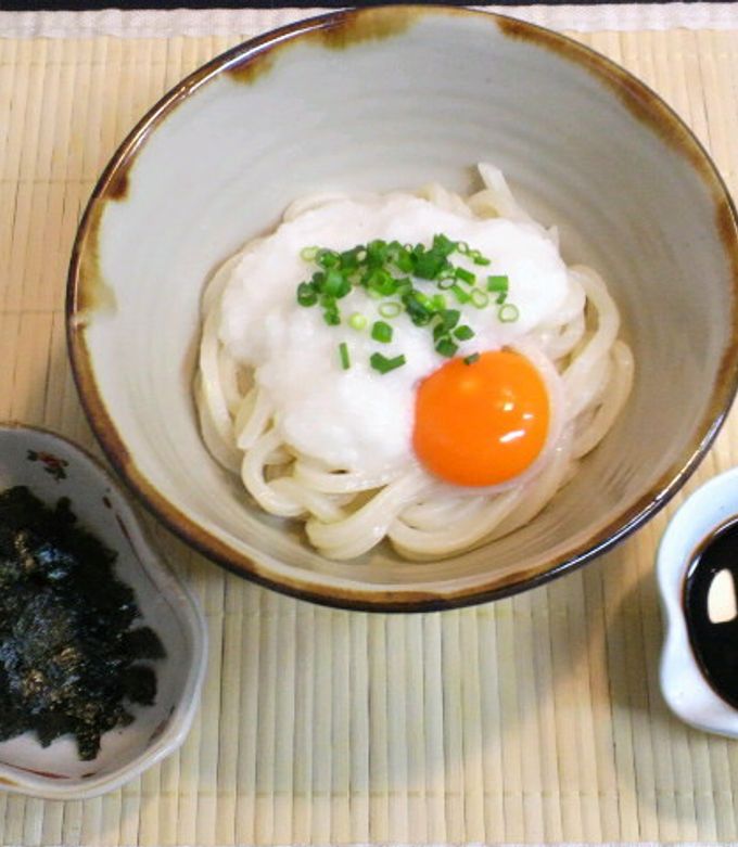 山かけうどん 11017009105 の写真・イラスト素材アマナイメージズ