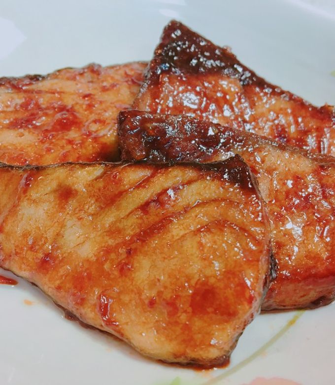 残った刺身の利用法☆「マグロのさんが焼き」