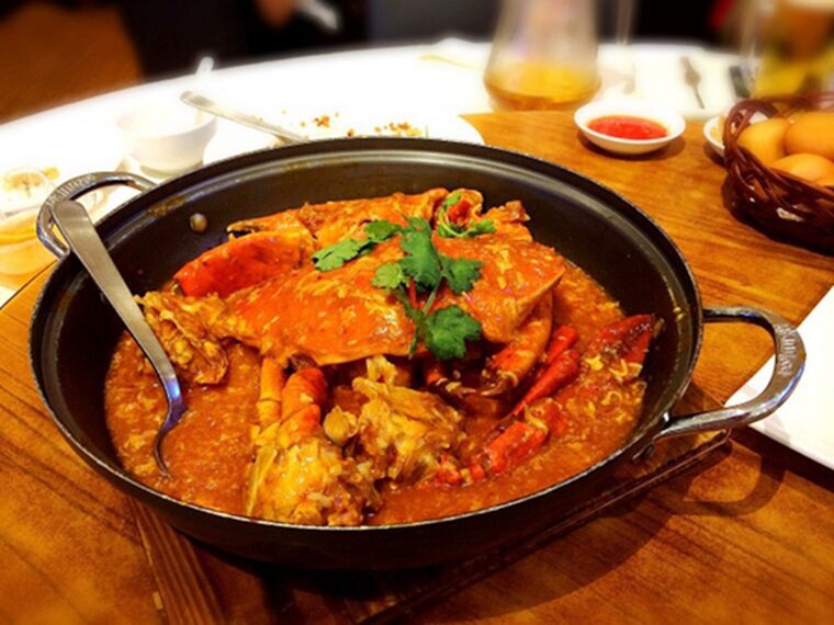 カニ料理 シンガポールりゅーまるこシンガポールブログ