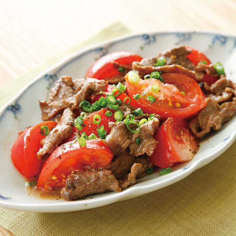 牛肉のトマト炒めレシピ京・けんこうひろば